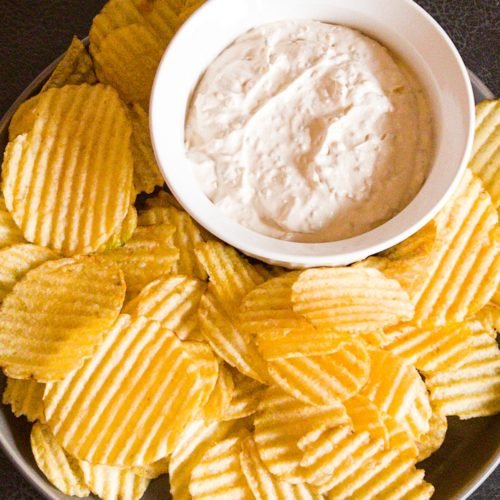 Homemade French Onion Chip Dip