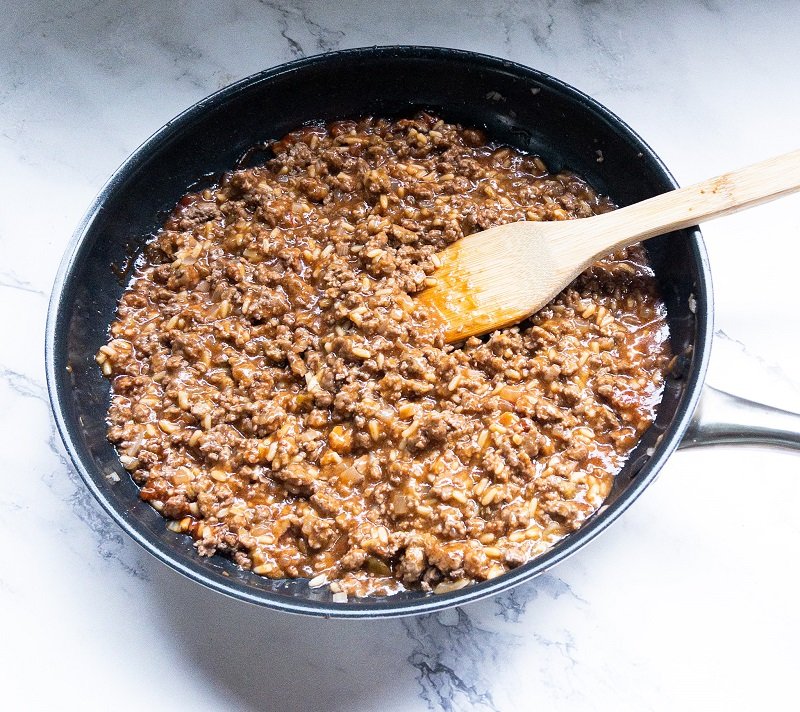 simmer sloppy joes