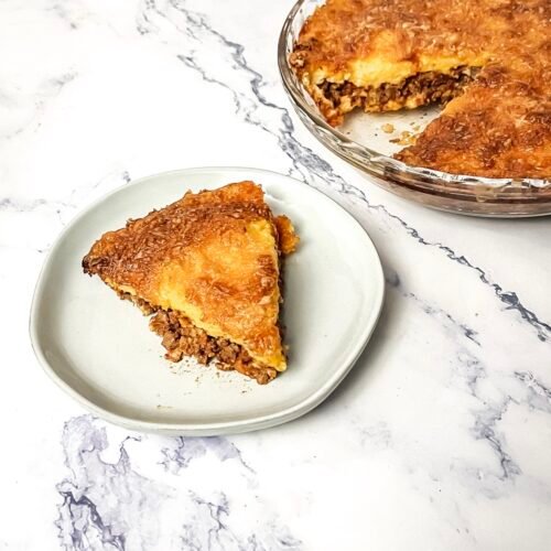 Cheeseburger pie