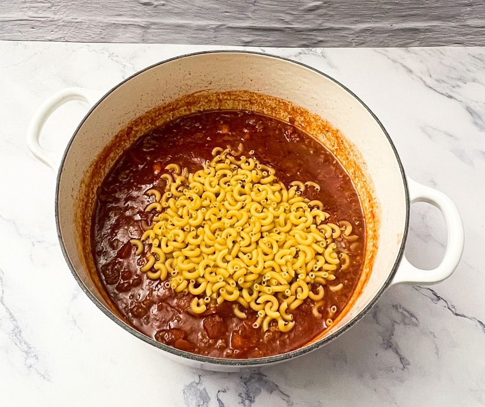 Grandma's goulash noodles