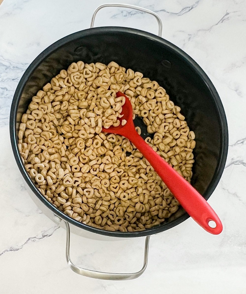 Cheerios in butter