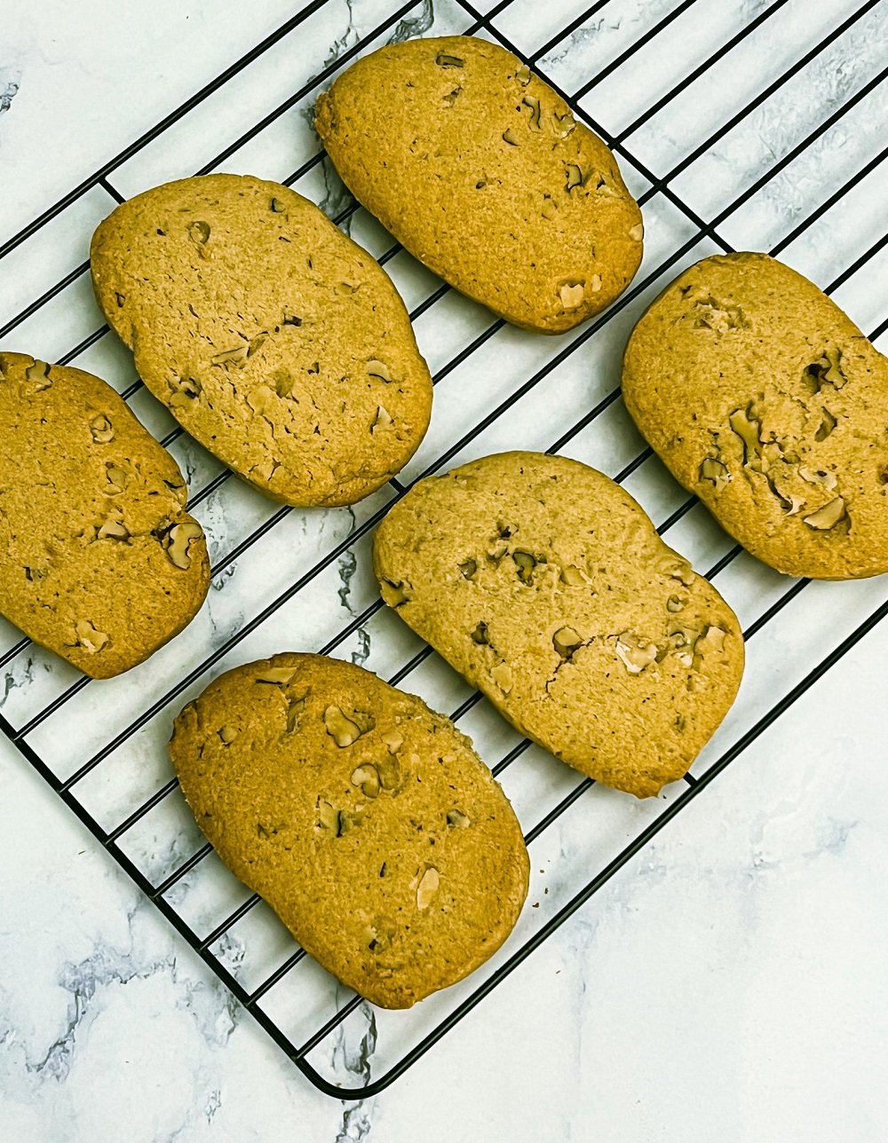 Icebox Cookies on wire rack