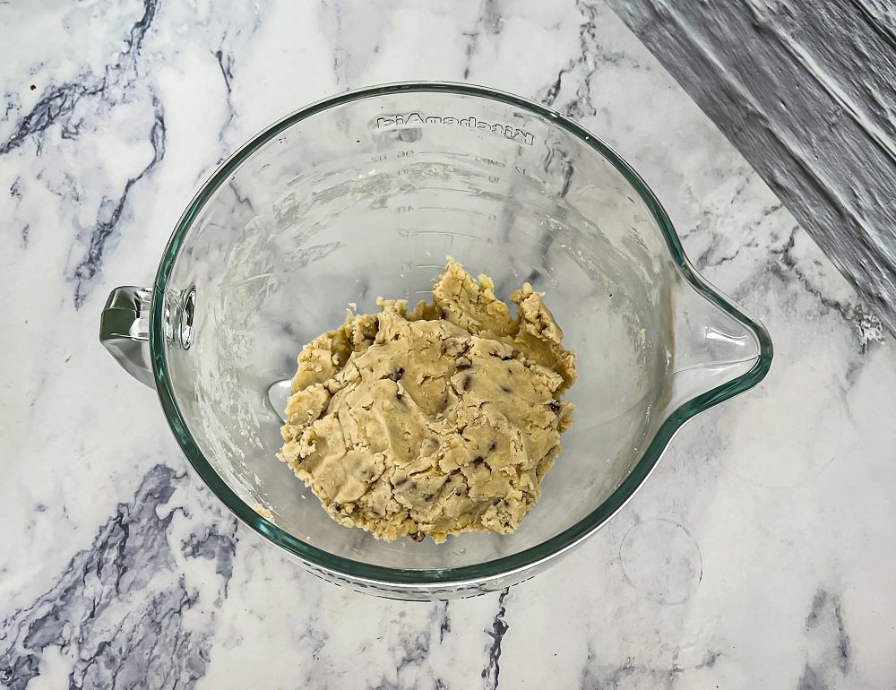 Potato chip cookies dough