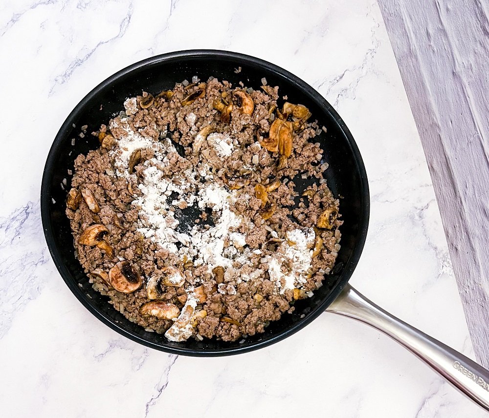 beef stroganoff beef and flour