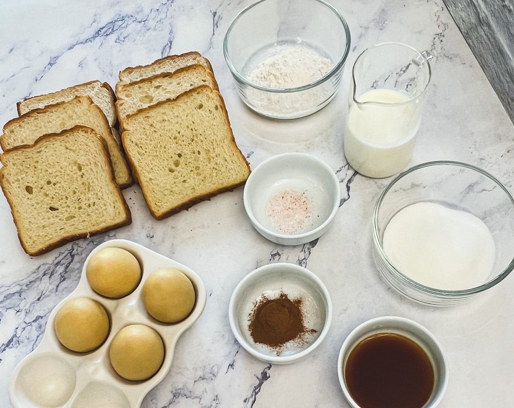 French toast ingredients