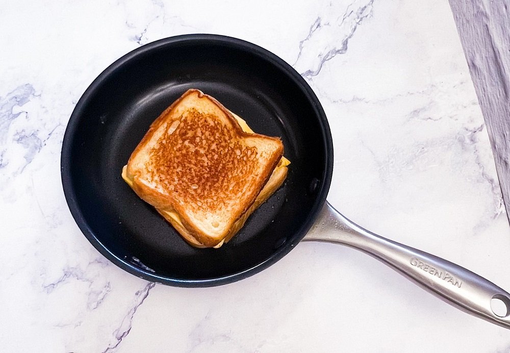 Grilled Cheese in pan