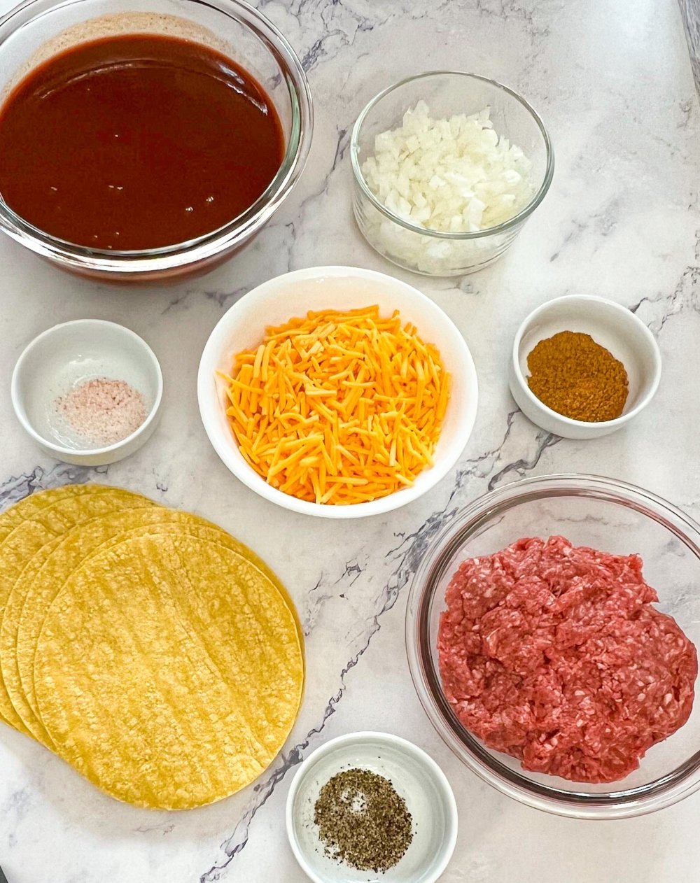 Beef Enchiladas ingredients