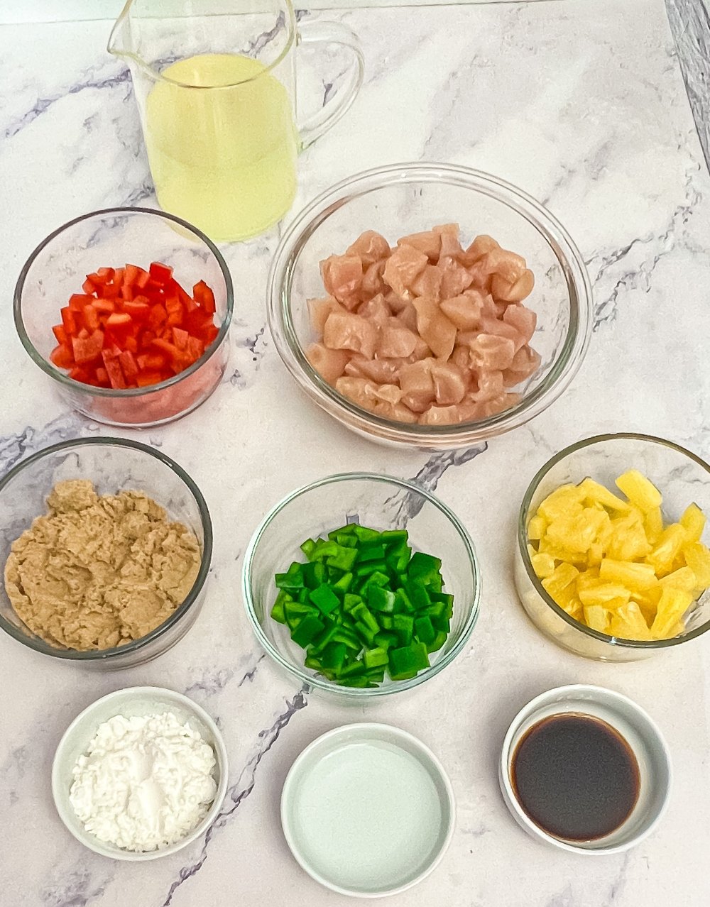 sweet and sour chicken ingredients