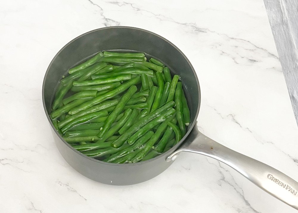 green beans cooking