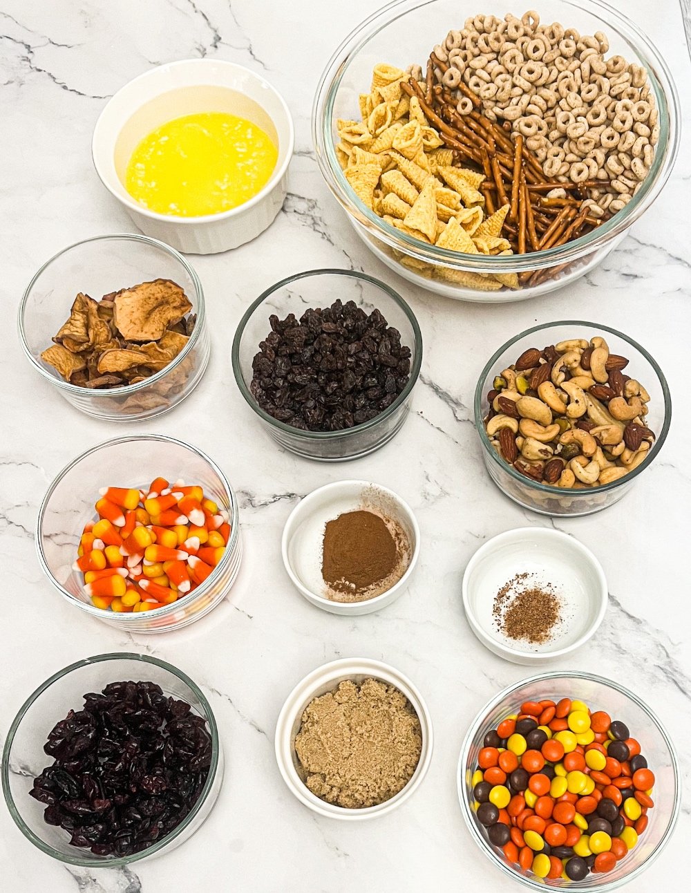 Fall Snack Mix Ingredients