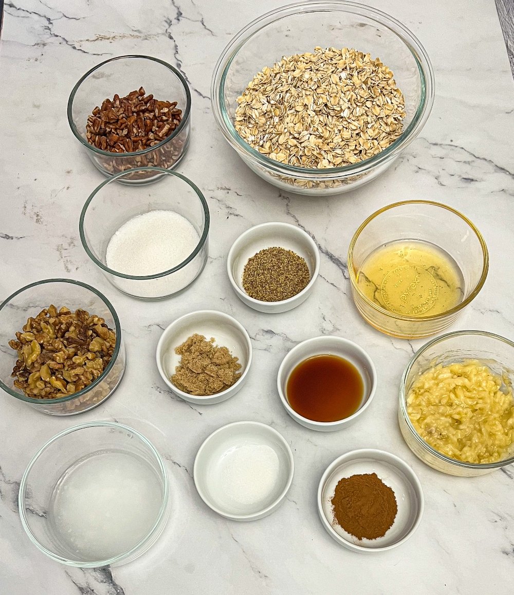 banana bread ingredients