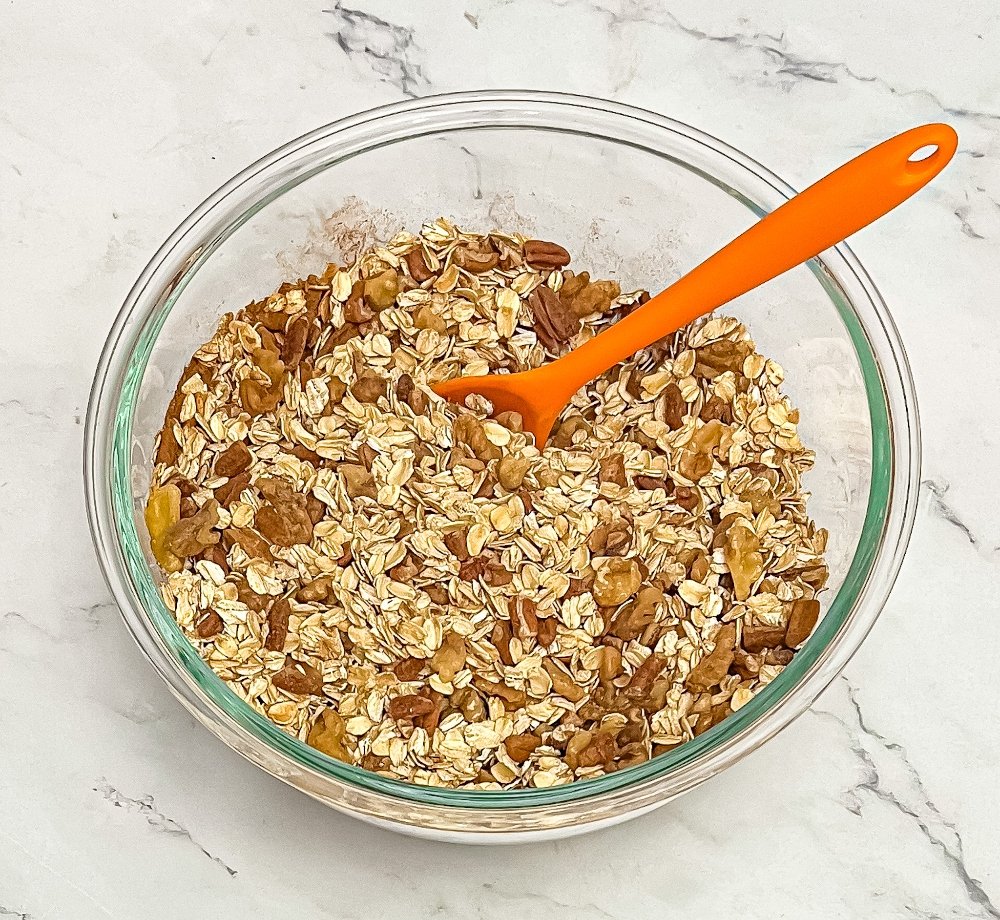 granola in bowl