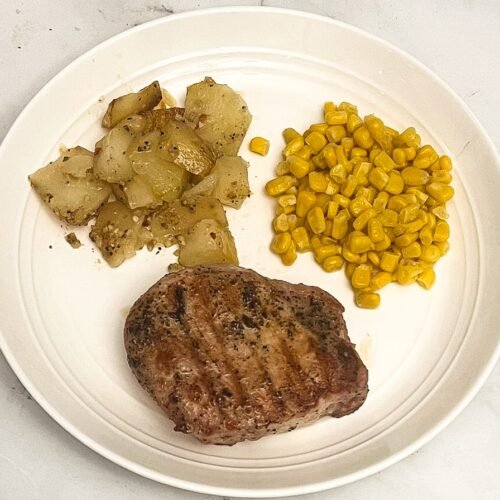 grilled pork chops