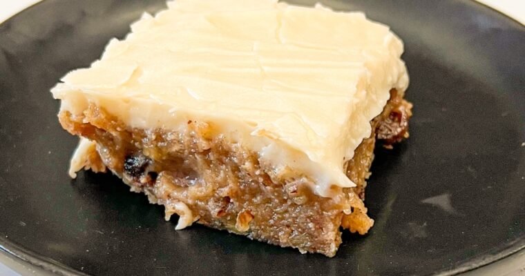 Banana Bars with Cream Cheese Frosting