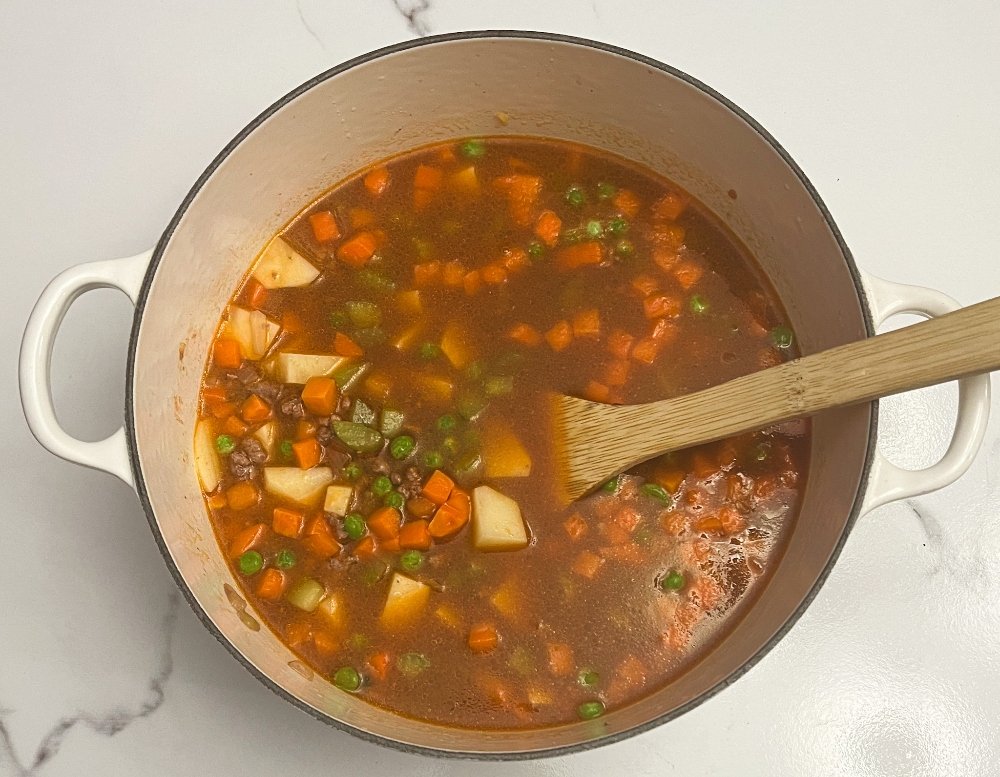 stew with beef broth