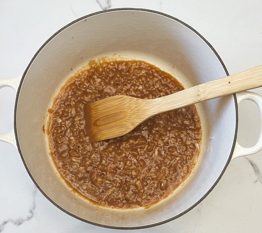 sautéed onions and brown sugar