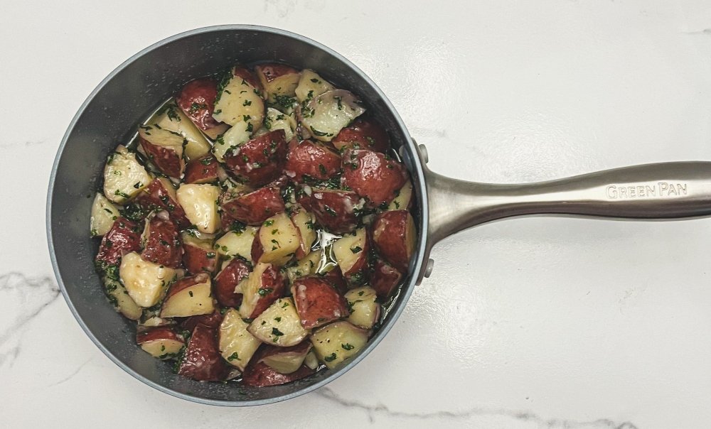 potatoes cooked with parsley