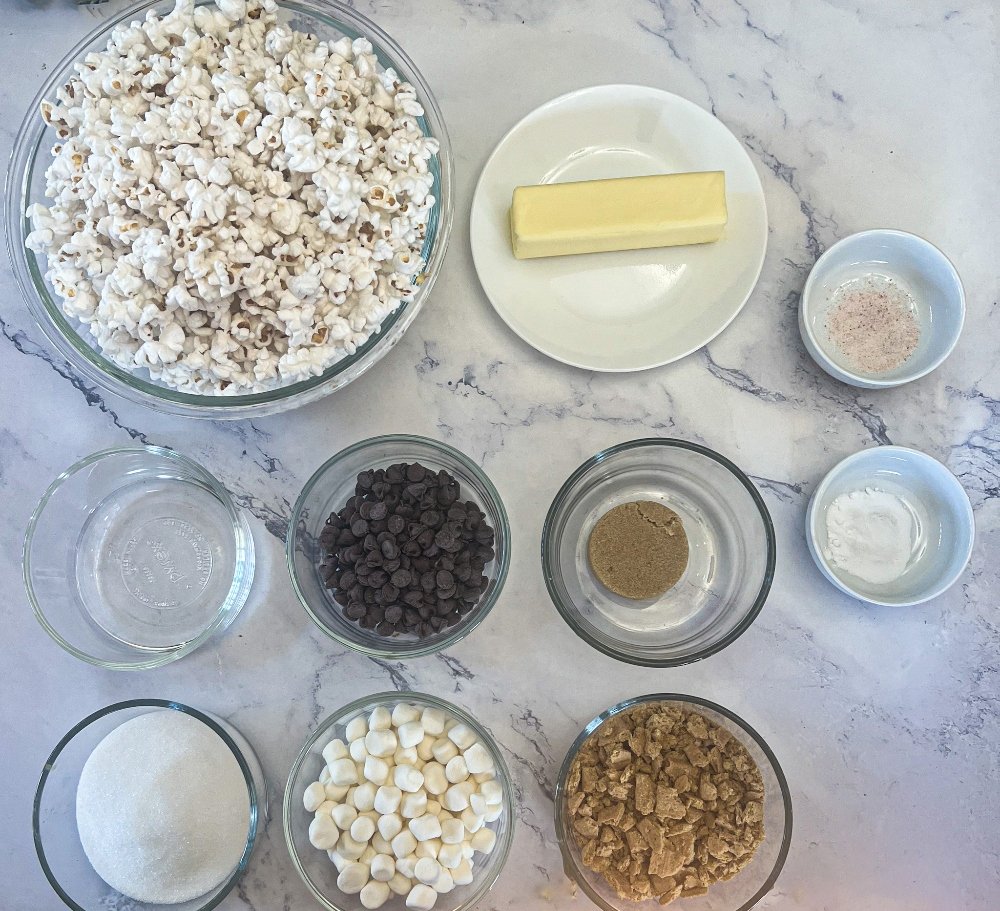 S_mores Popcorn Ingredients