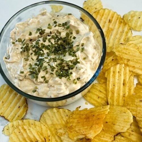 Caramelized onion dip