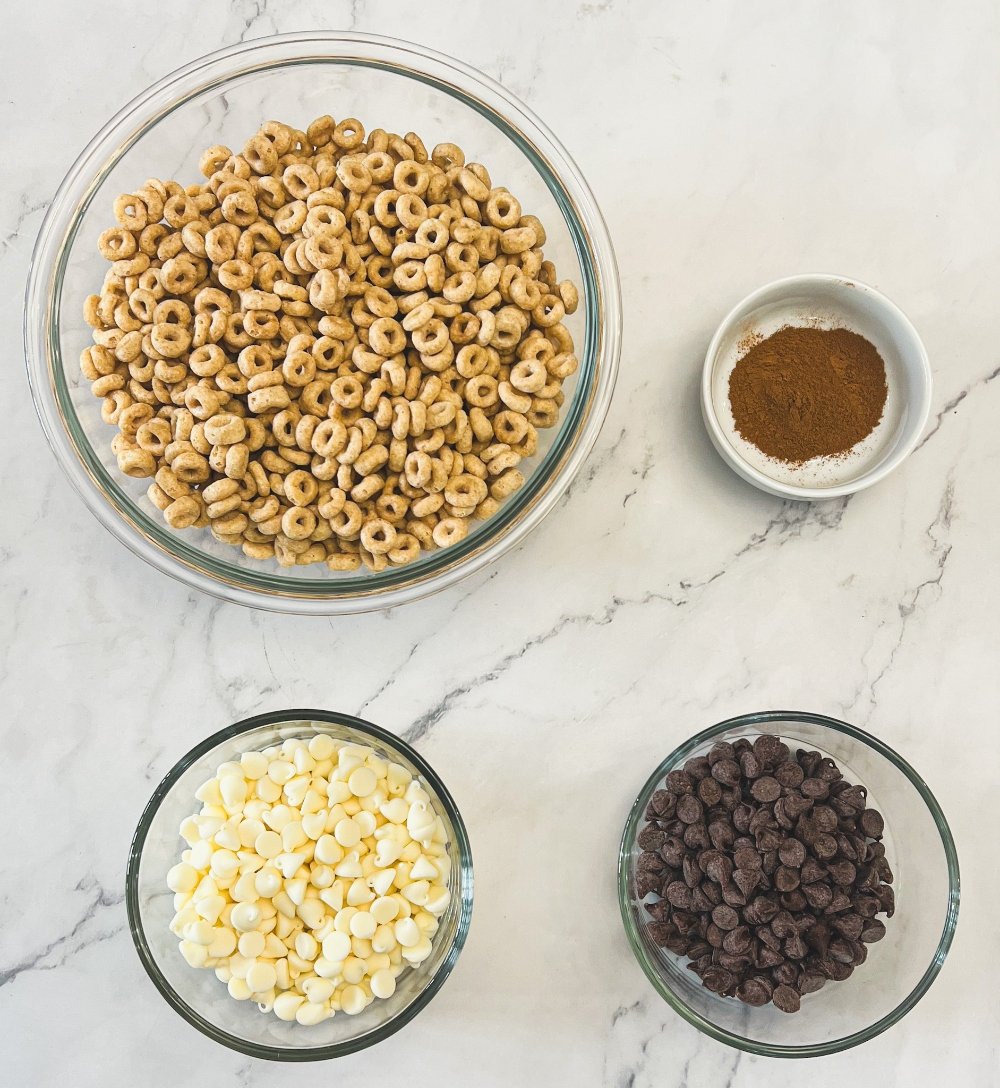 Honey Nut Cheerios and Chocolate Bar Ingredients