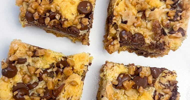 Cake Mix Toffee Bars