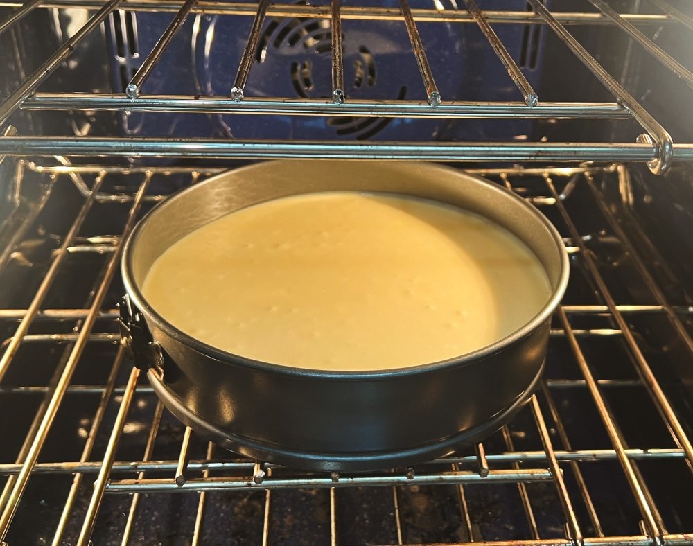 Cheesecake baking