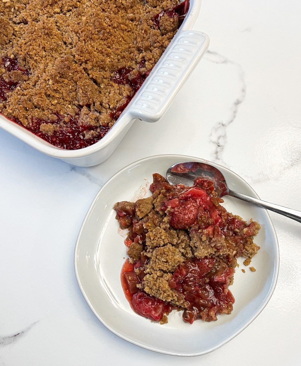 Rhubarb Crisp 