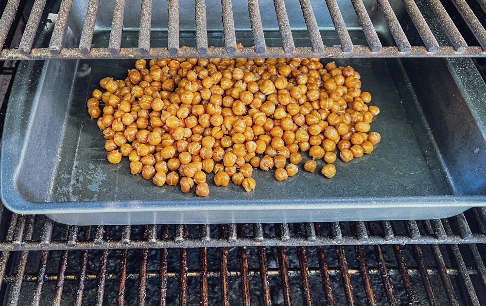 smoking chickpeas