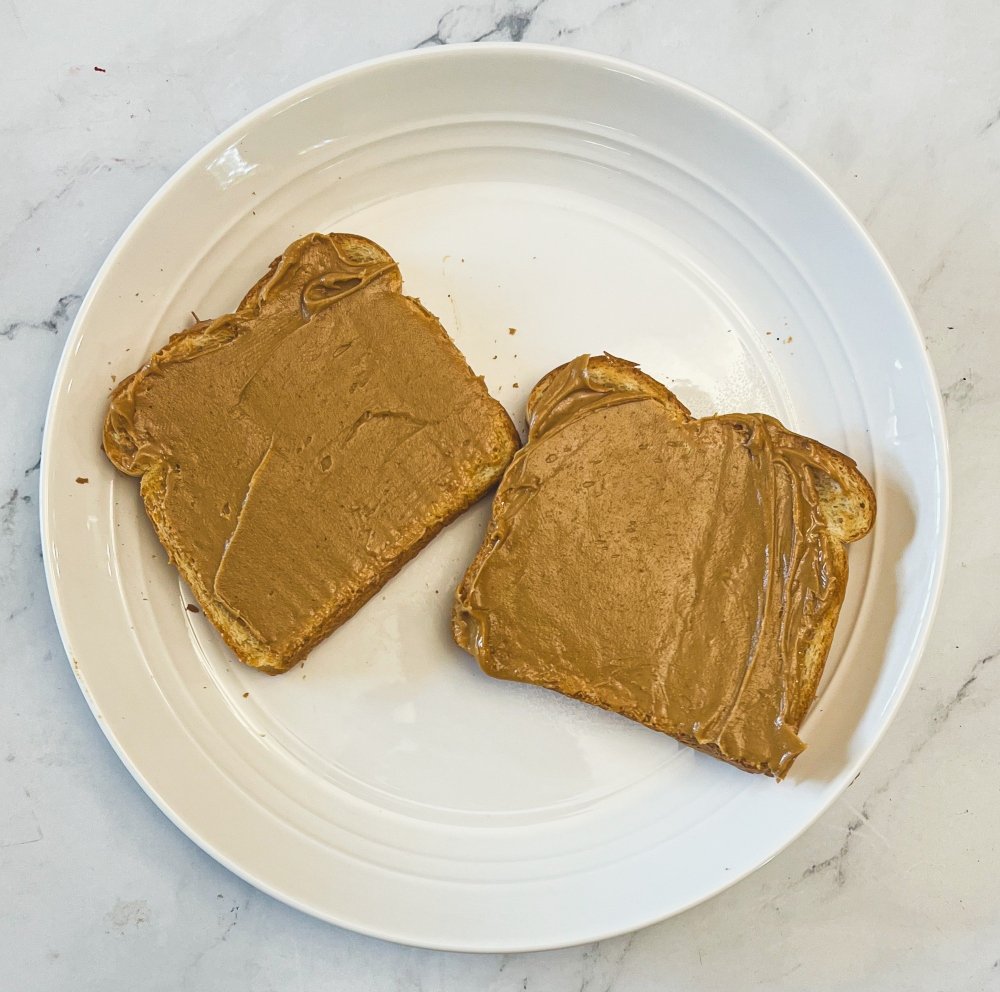 Peanut butter toast