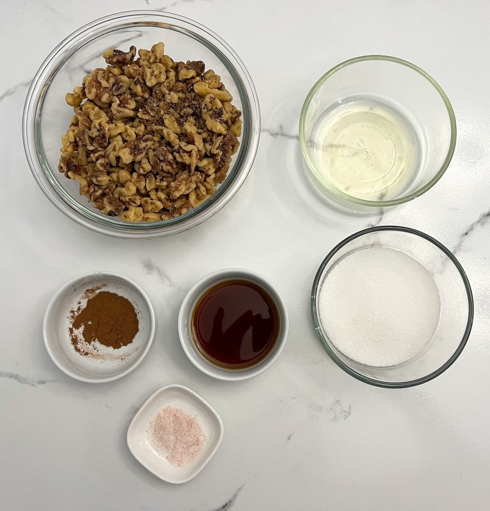 Apple Pie Spiced Walnuts Ingredients