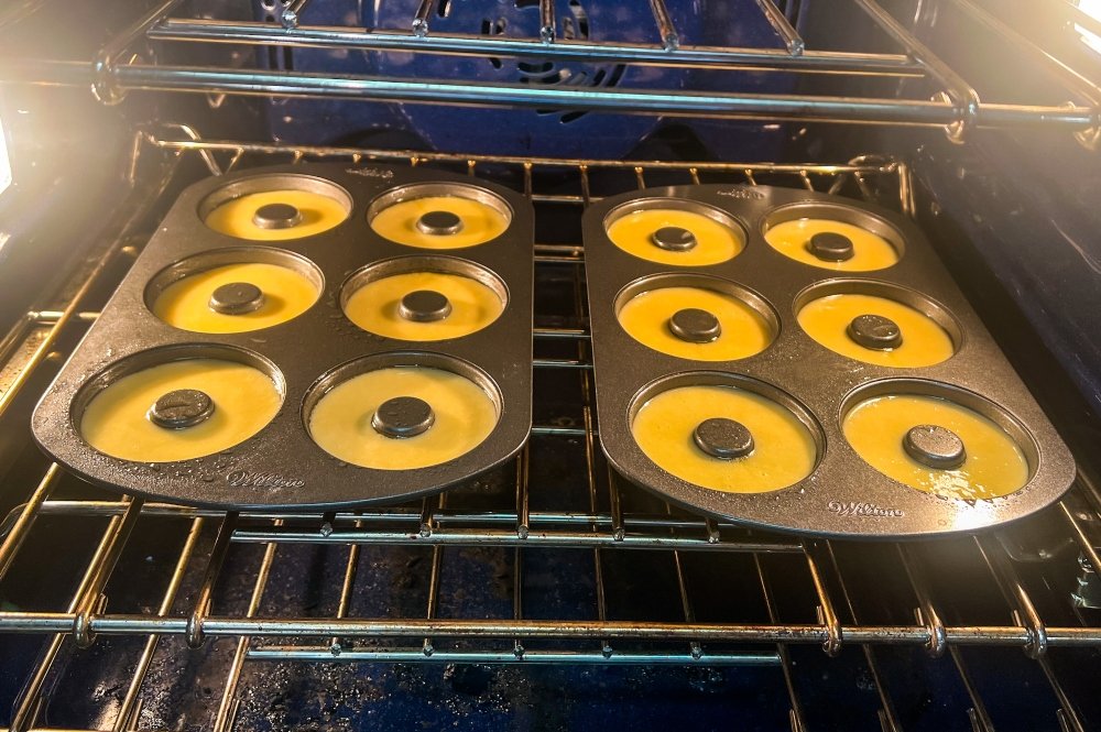 Baking donuts