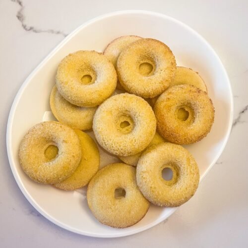 Homemade Baked Sugar Donuts