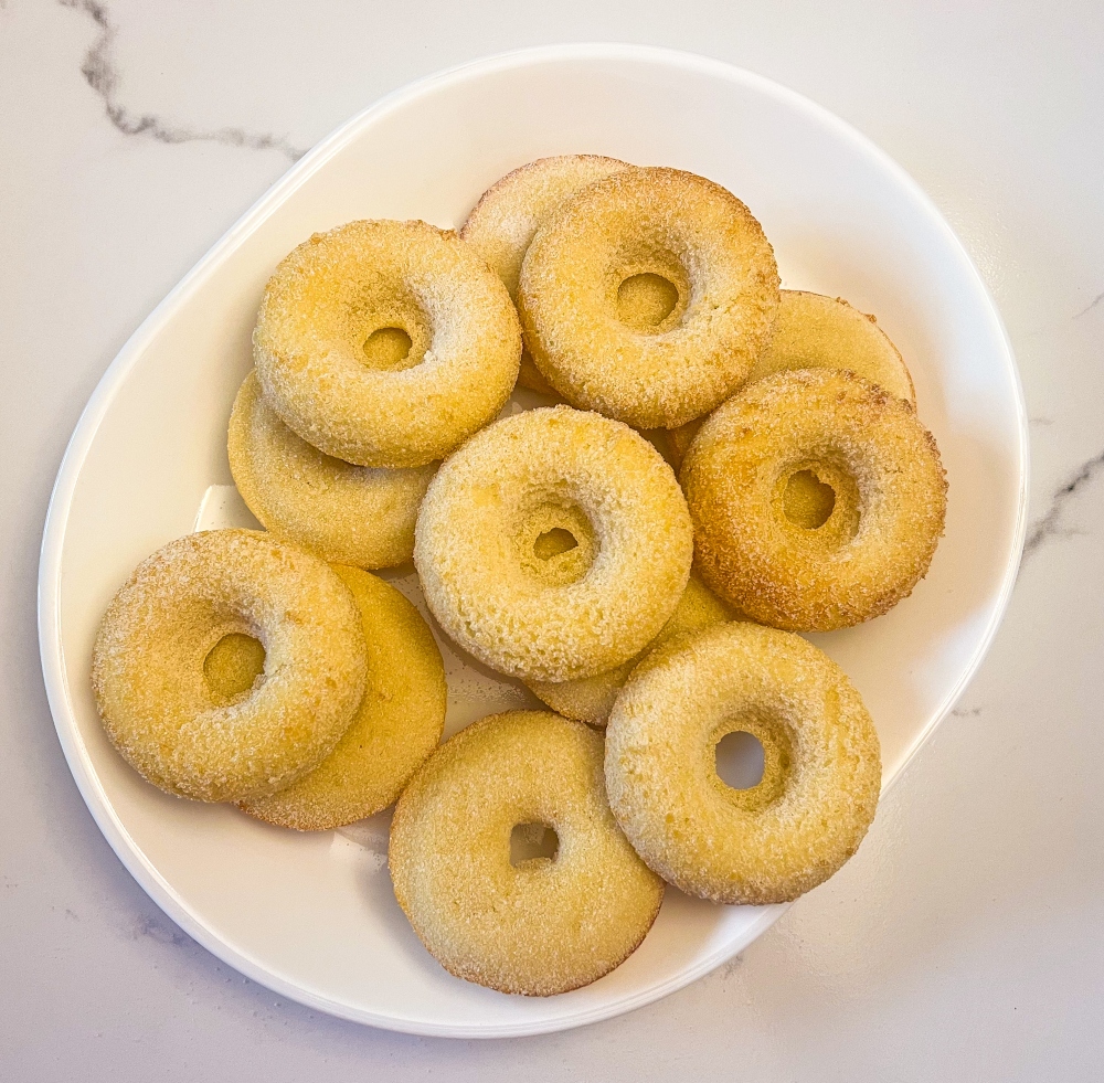 Homemade Baked Sugar Donuts