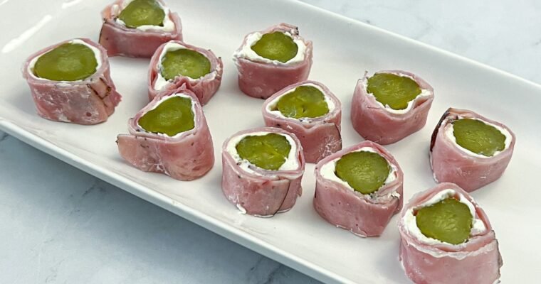 Ham and Pickle Roll-ups