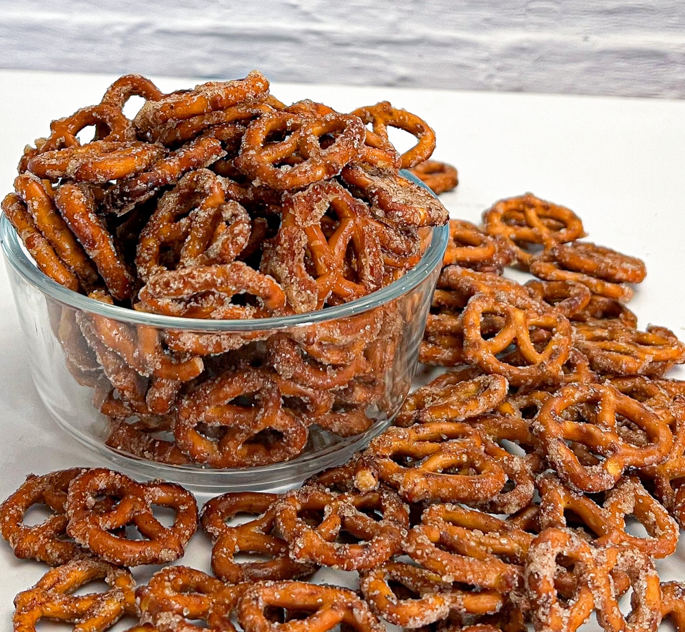 Sweet and spicy pretzels 