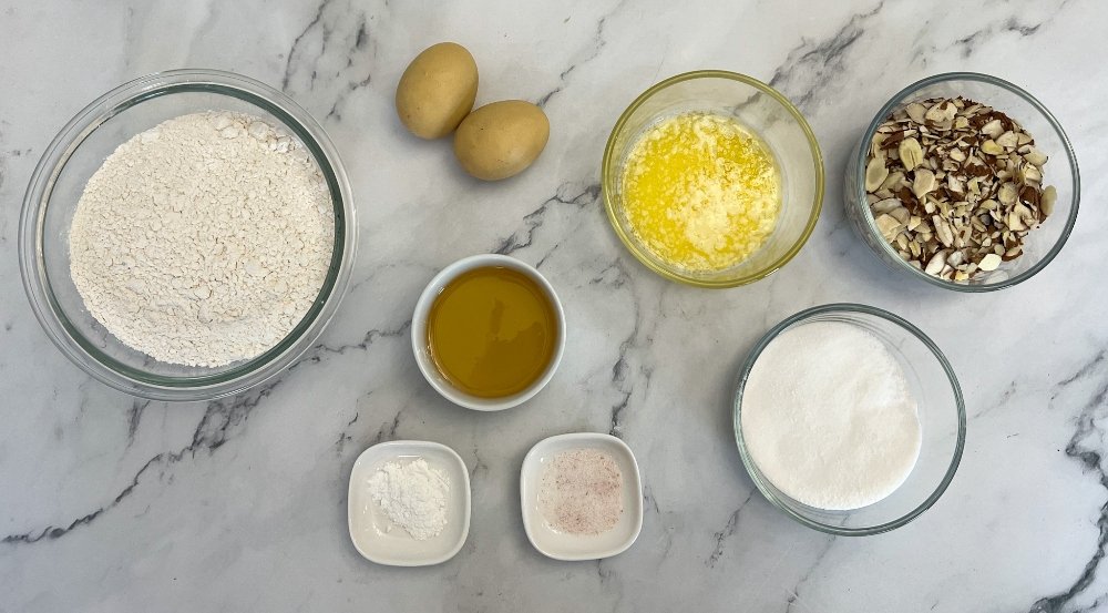 Almond Biscotti Ingredients