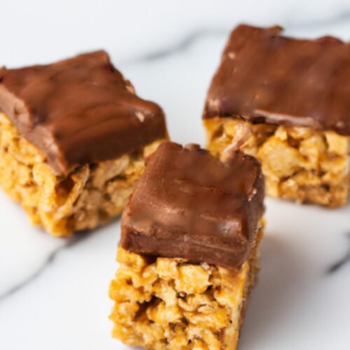 Caramel Chex Scotcheroo Bars