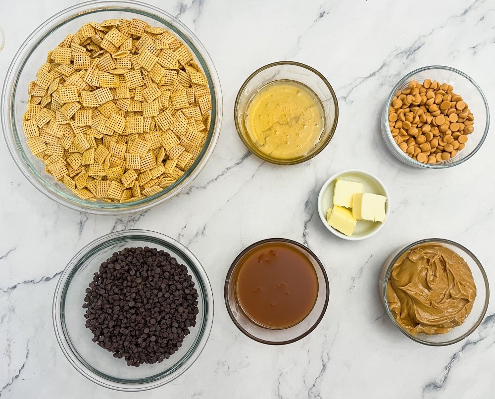 Caramel Chex Scotcheroo Ingredients