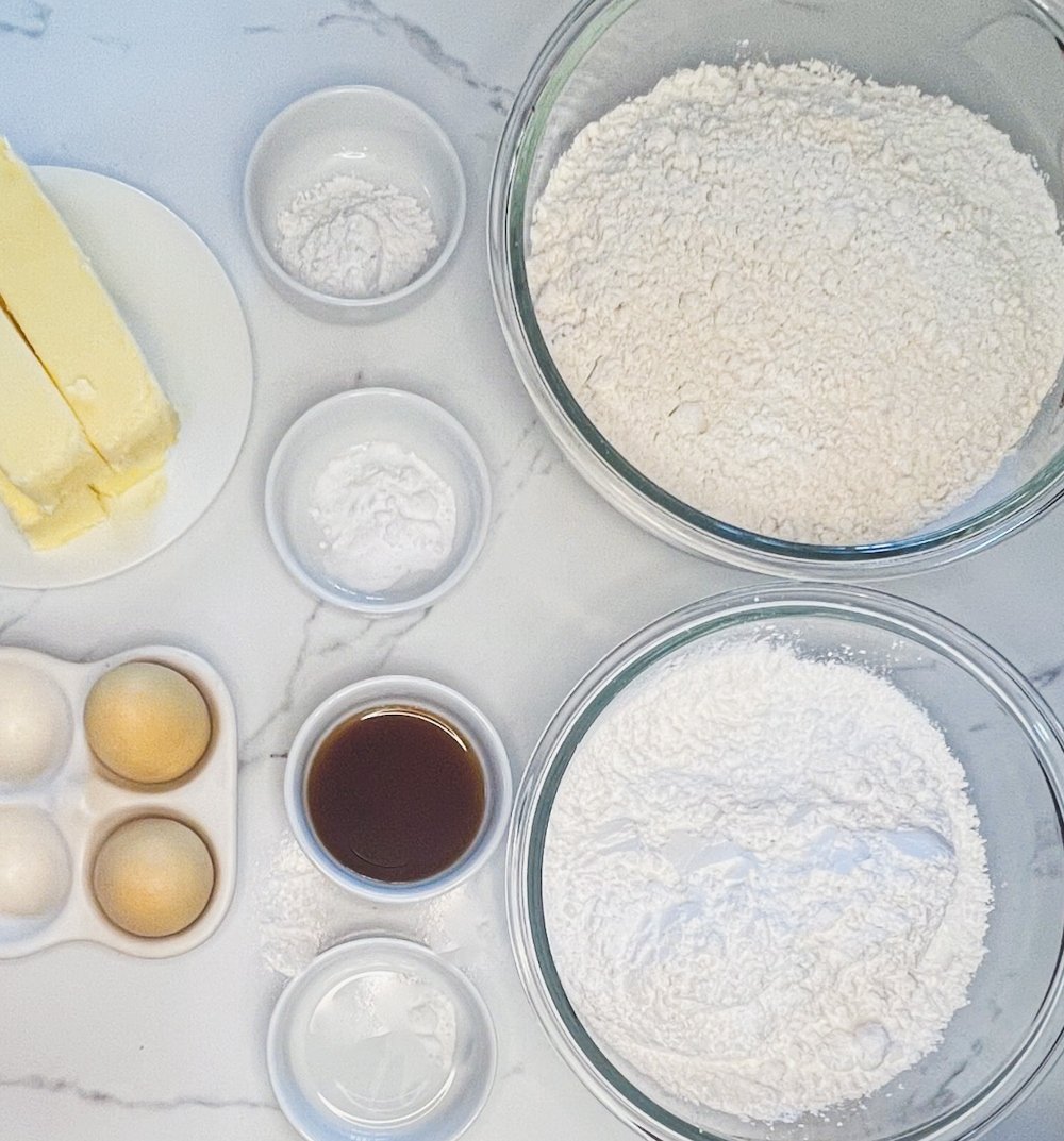 Cut-Out Sugar Cookie Ingredients