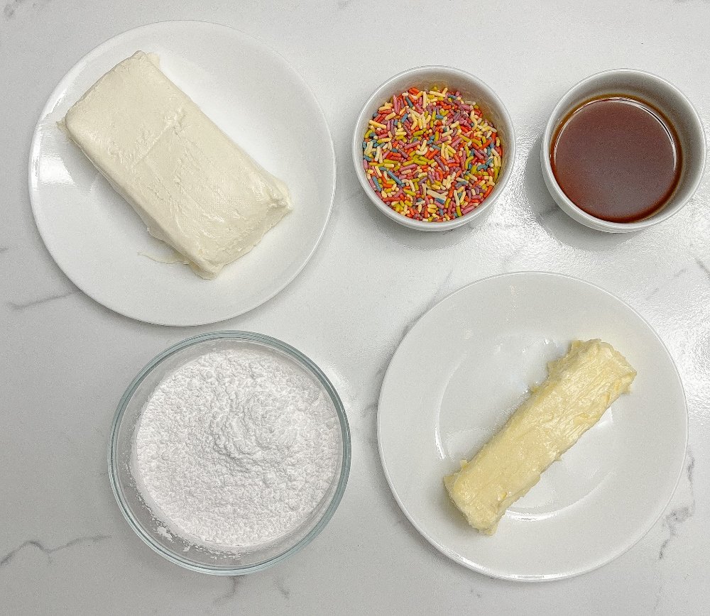 Funfetti Dip Ingredients