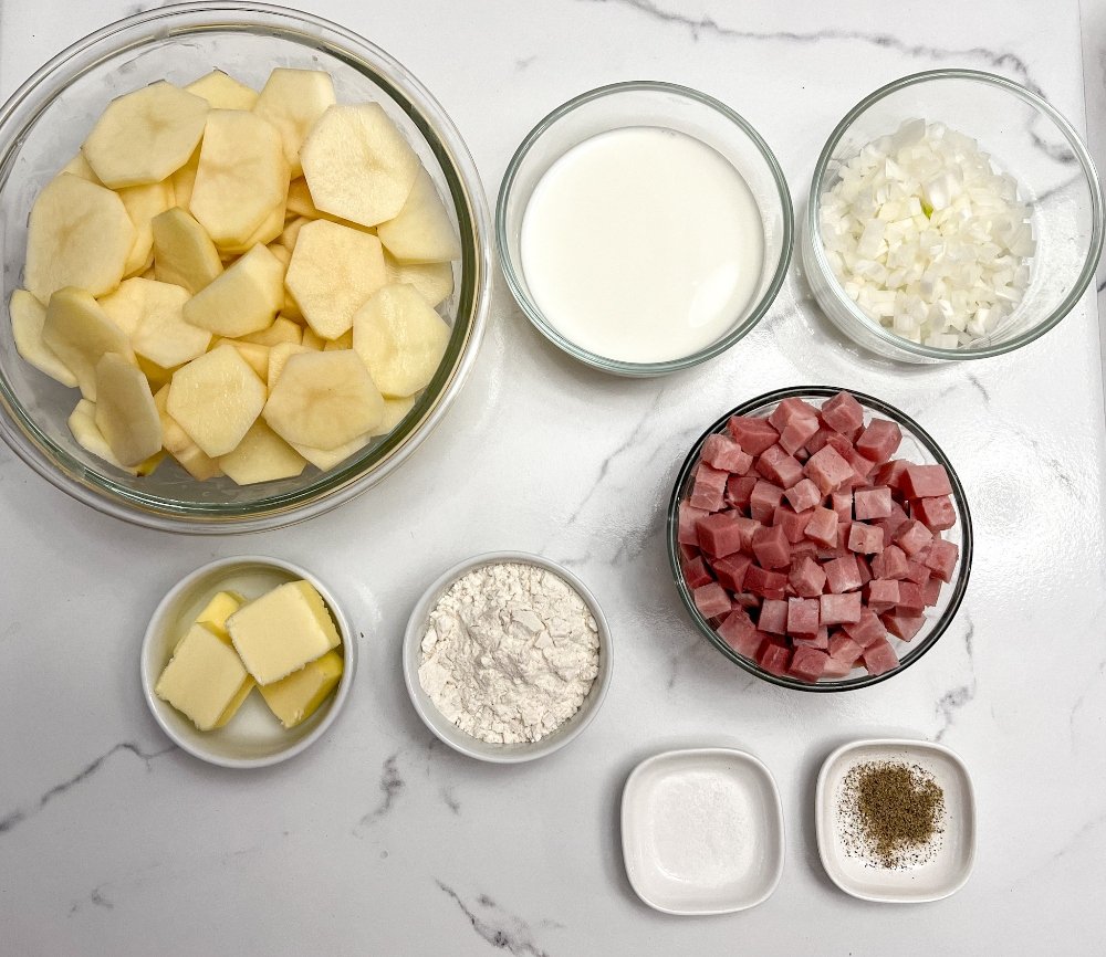 Scalloped Potato Ingredients