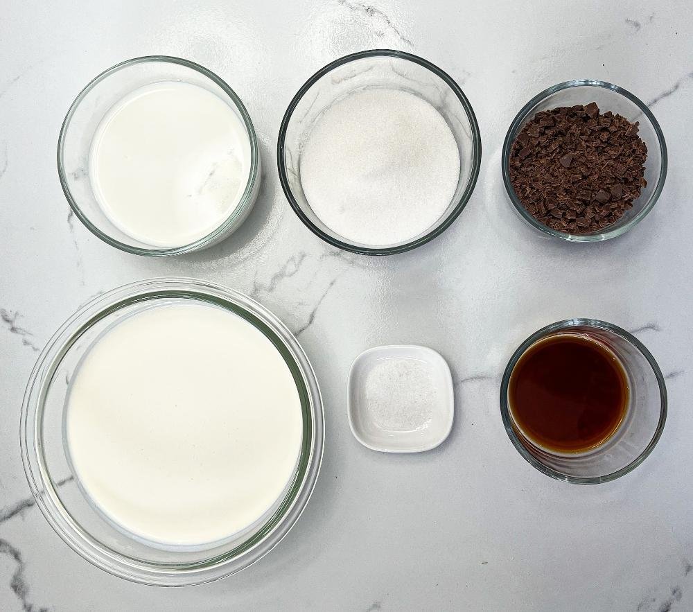 Chocolate Chip Ice Cream Ingredients